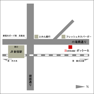 ボットーネの地図